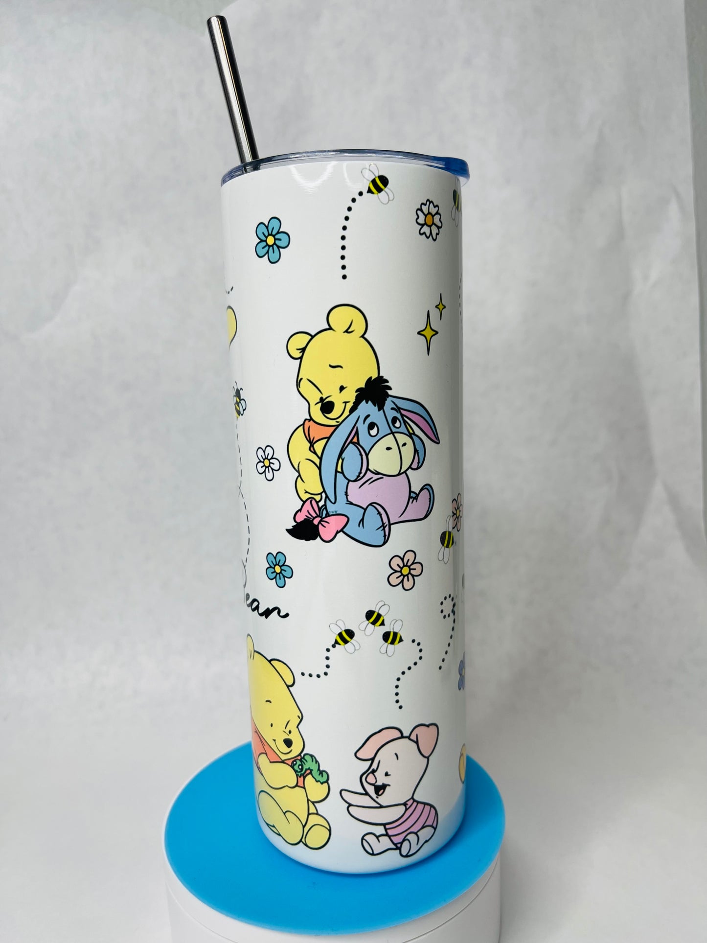 Mommy  Pooh Bear Tumbler/ EST.2024