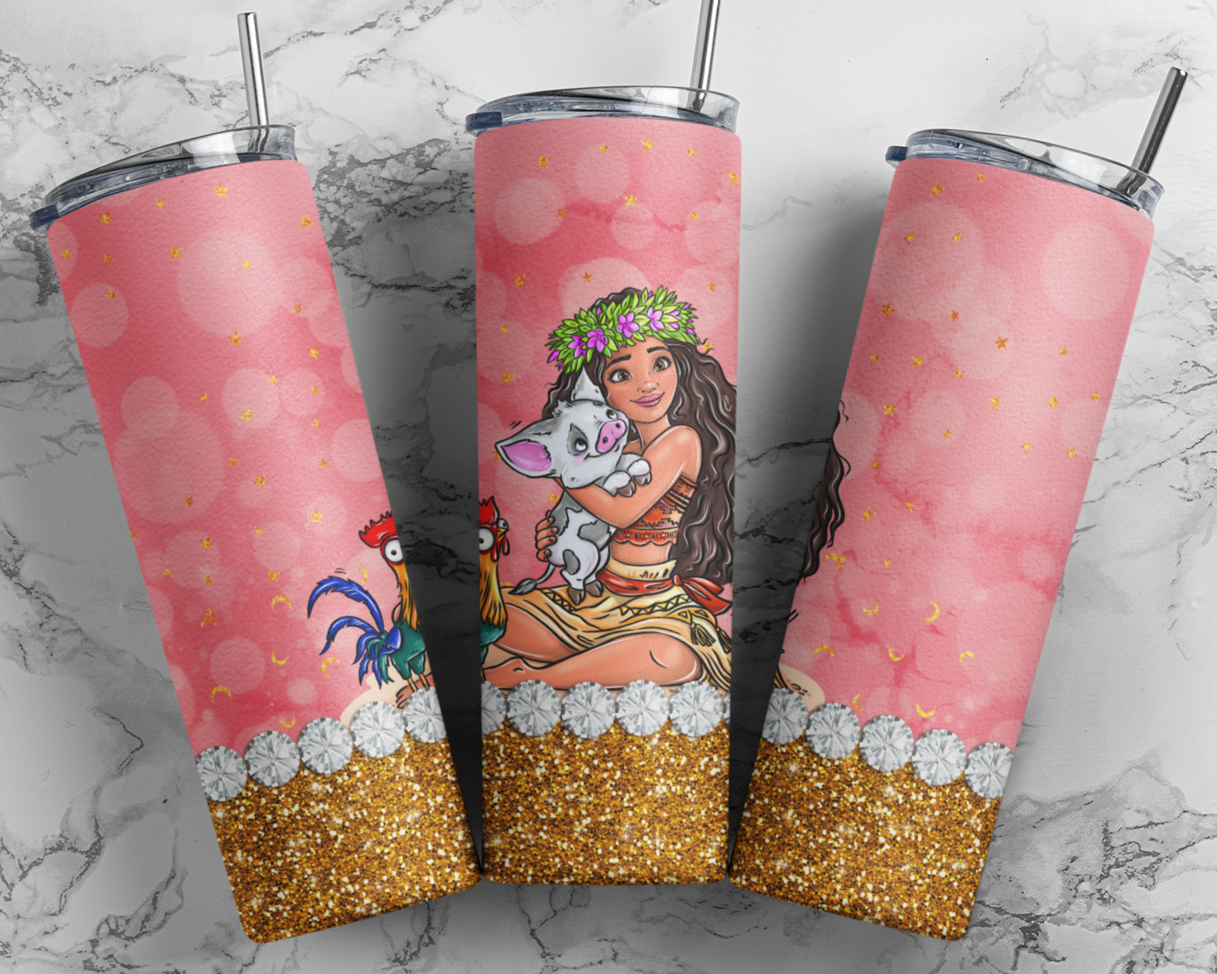 PRINCESS MOANA TUMBLER